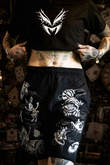 Alice In Wonderland Sweat Shorts [Unisex]