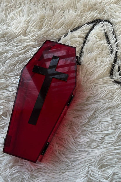 Crypt Keeper Coffin Bag [SCARLET]