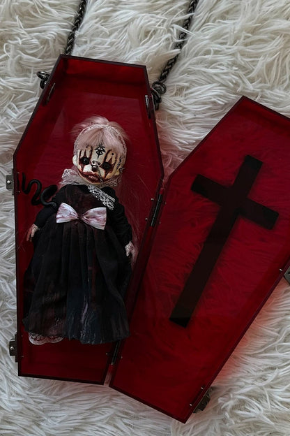 Crypt Keeper Coffin Bag [SCARLET]