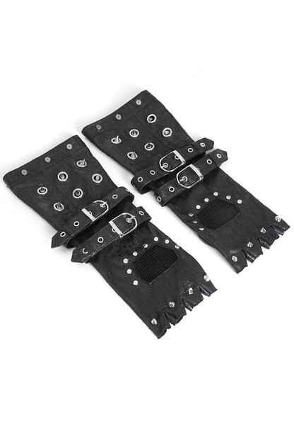 Cyberpunk Spiked Gloves