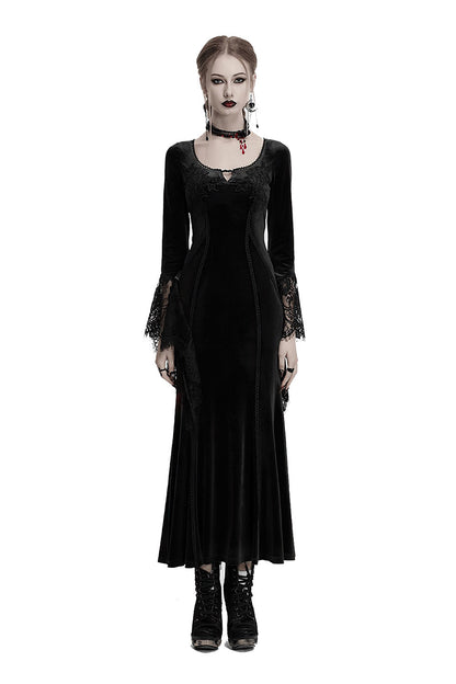 Bride of Night Embroidered Dress