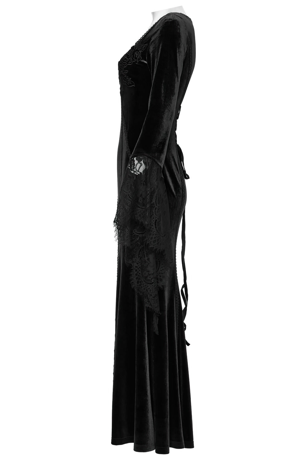 Bride of Night Embroidered Dress