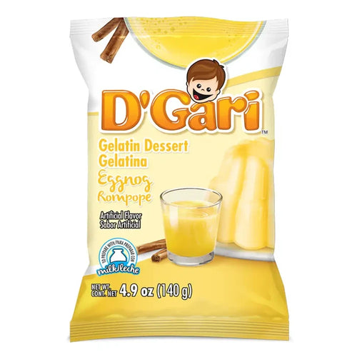 Wholesale D'Gari Gelatin Rompope Milk 4.2oz- Mexican dessert mix at Mexmax INC.