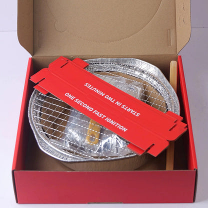 Disposable BBQ Camping Kit (with Non-Stick Fry Pan)