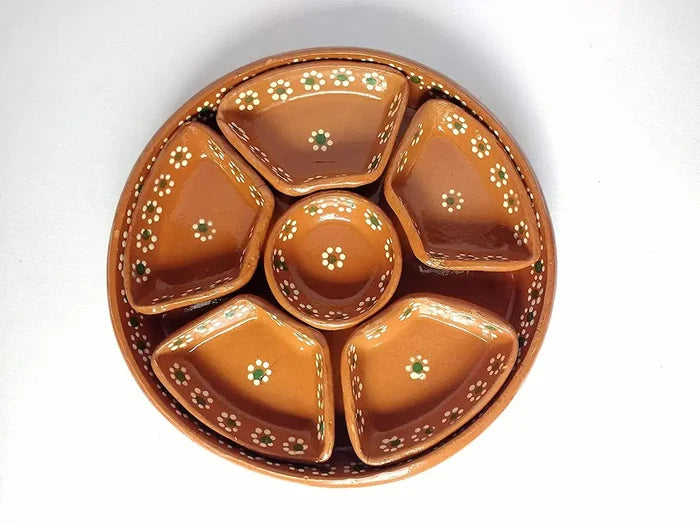 Divided Serving Plate/ Plato Botanero - 11.5"