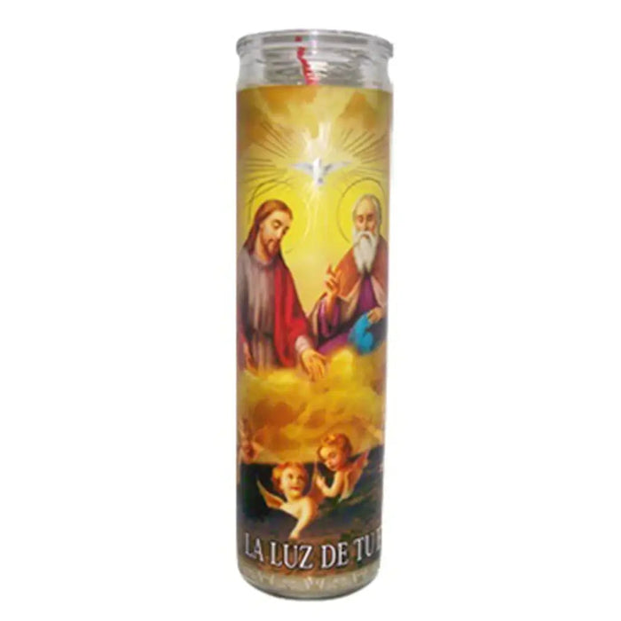 Divina Providencia White Candle - tall