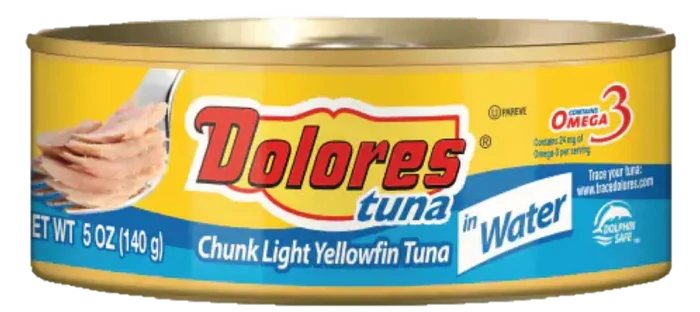 Wholesale Dolores Yellow Fin Tuna In Water 5oz Can - Mexmax INC