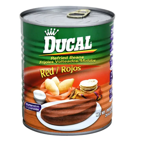 Wholesale Ducal Red Refried Beans Can- Stock up now at Mexmax INC.