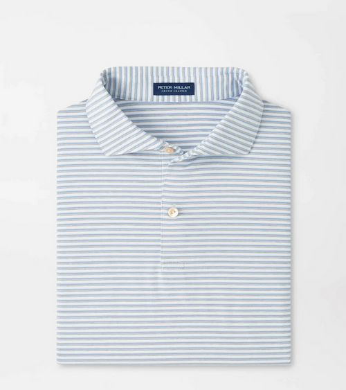 Echo Performance Jersey Polo (White/Gale Grey)