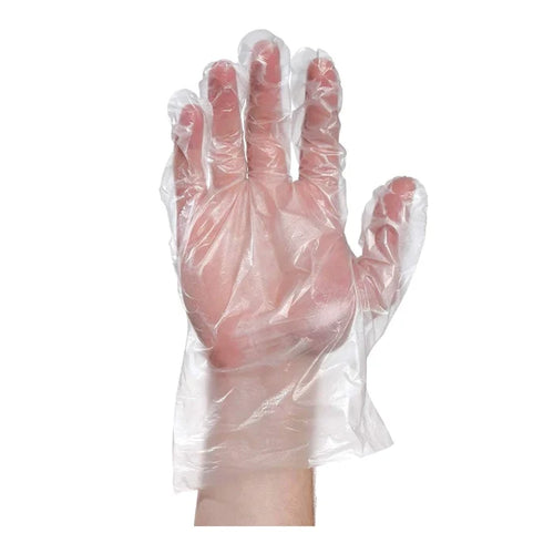 Wholesale Clear Embossed HDPE Disposable Poly Gloves (20x500ct) +Tax - Mexmax INC