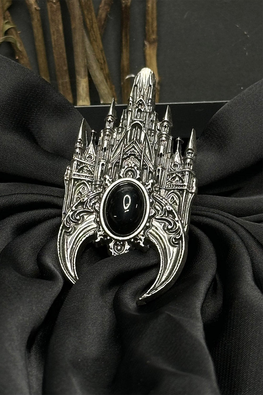 Cathedral Hair Bow and Brooch