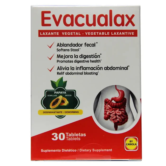 Wholesale Evacualax Vegetal 30 Caps - Natural Laxative for Wholesale Buyers.