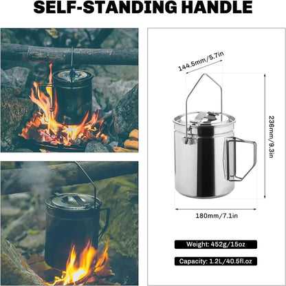 FIREMAPLE Antarcti 1.2L stainless steel pot