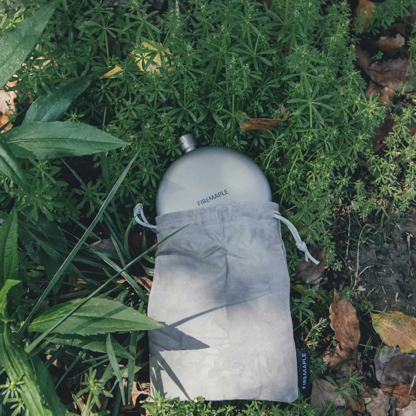 FIREMAPLE Ash Titanium Hip Flask
