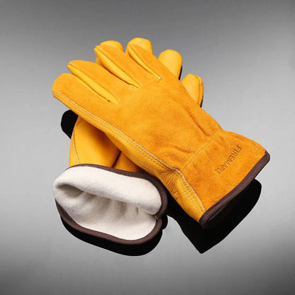 FIREMAPLE Cowhide leather Work Gloves