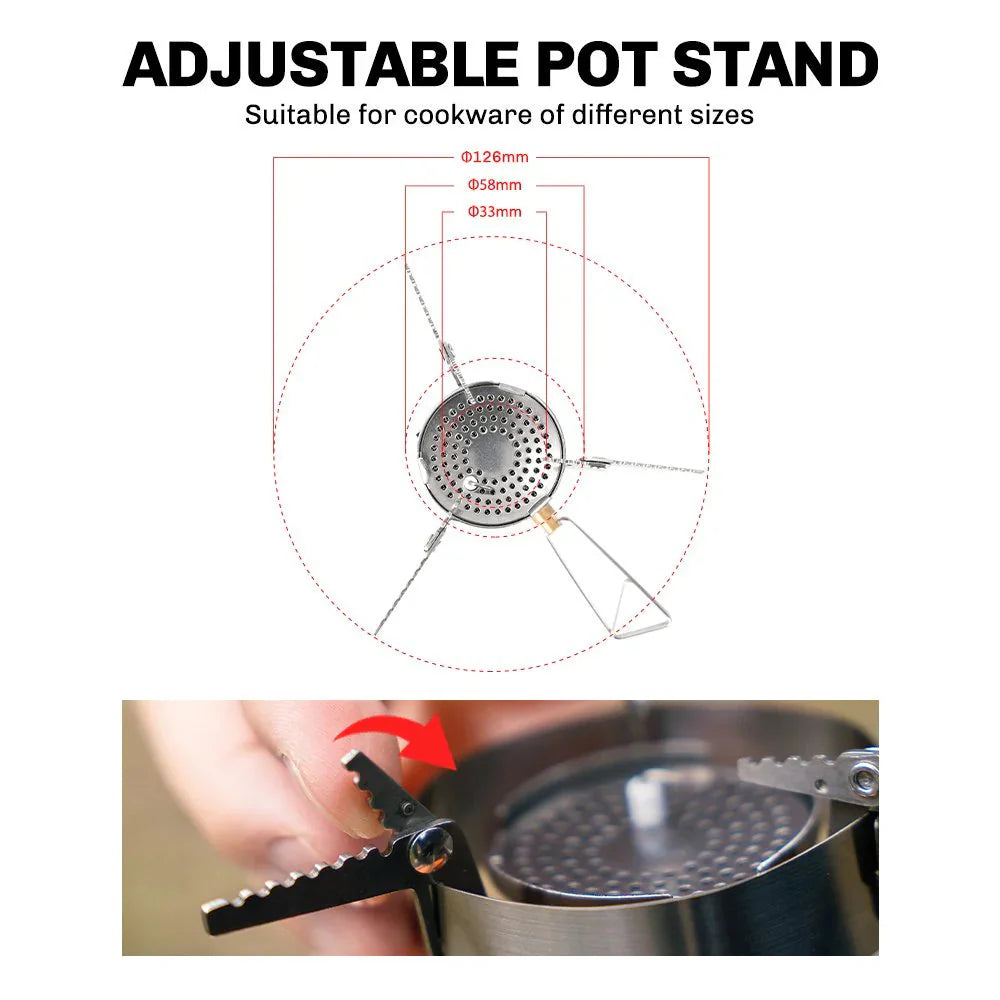FIREMAPLE GreenPeak 2 Gas Stove with Pressure-regulator
