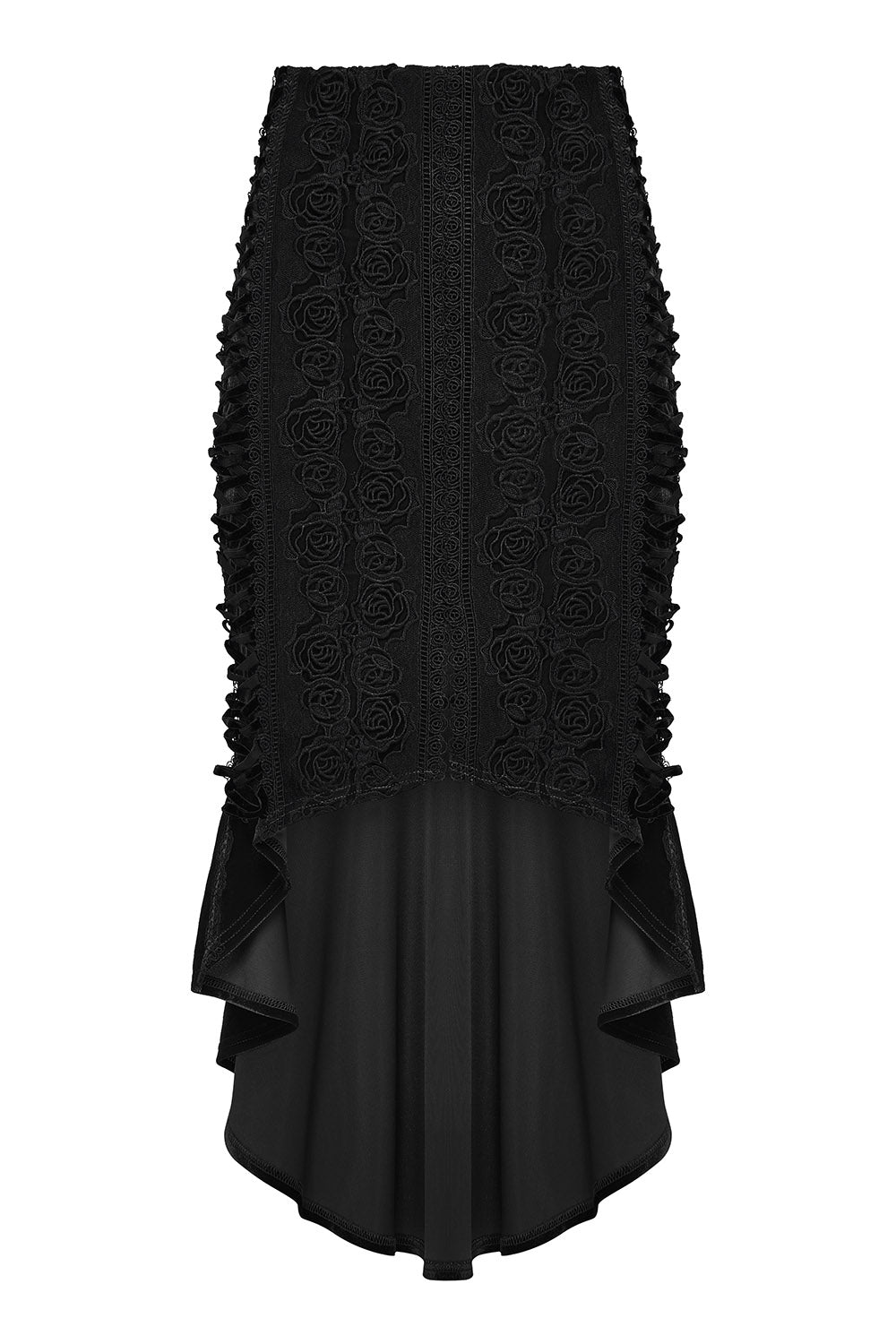 Bloomthorn Manor Velvet Skirt [Black]