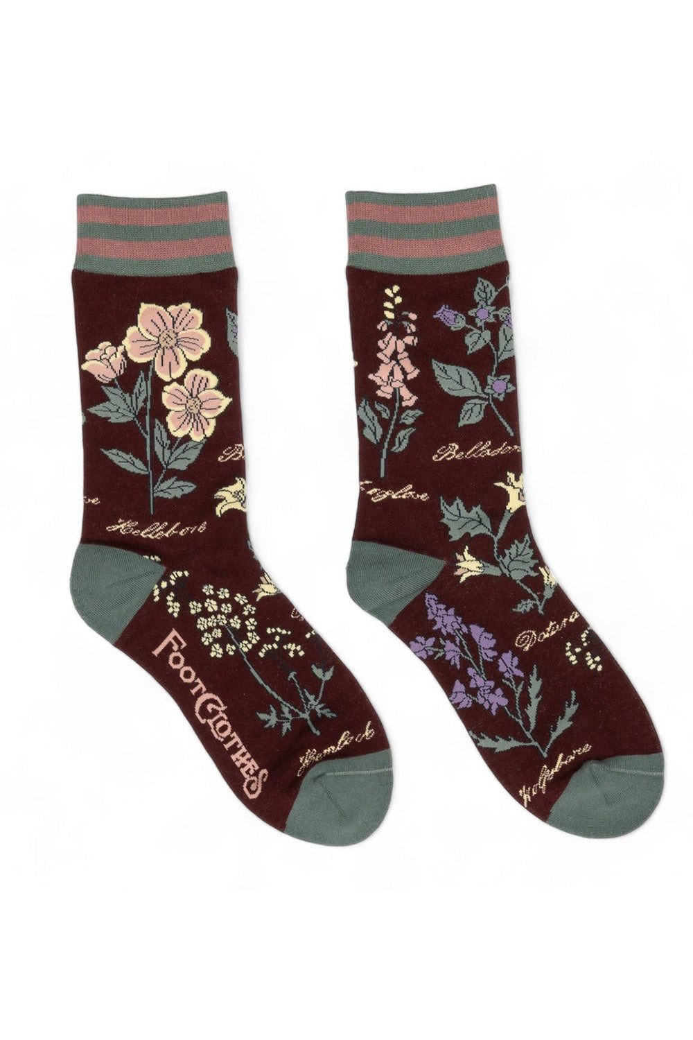 Baneful Botany Crew Socks