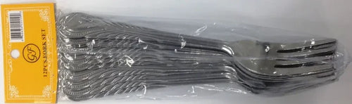 Wholesale Heavy Duty Stainless Steel Forks 12-Pack - Mexmax INC
