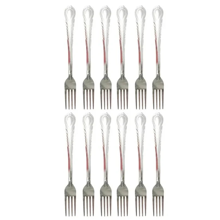 Wholesale Heavy Duty Stainless Steel Forks 12-Pack - Mexmax INC