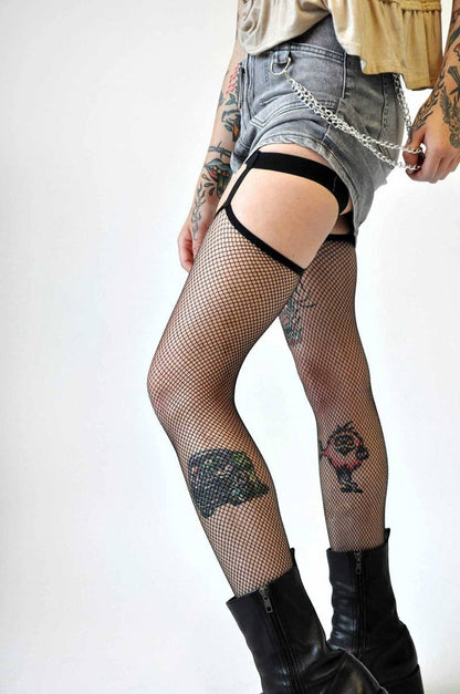 Anita - Slip Proof Fishnet Stocking