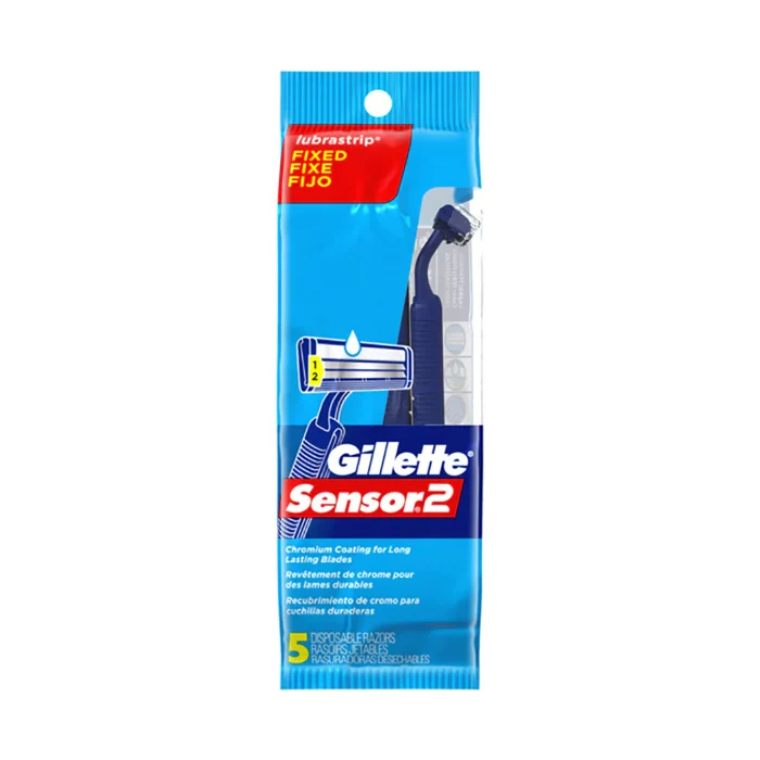 Wholesale Gillette Razor Good News Plus Card Sensor 2 5ct- Stock up on quality razors at Mexmax INC.