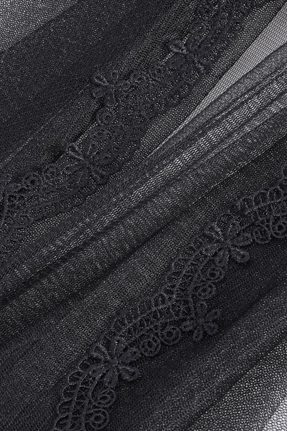Black Mast Ruffle Flared Pants