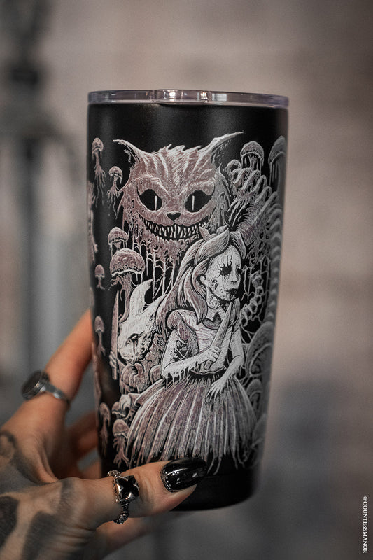 Alice In Murderland 20 oz Travel Mug