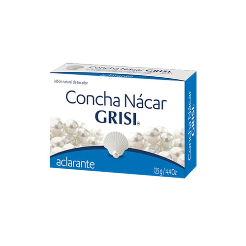 Wholesale Concha Nacar Grisi Soap - Radiant skincare. Mexmax INC - your Mexican grocery source for quality essentials.