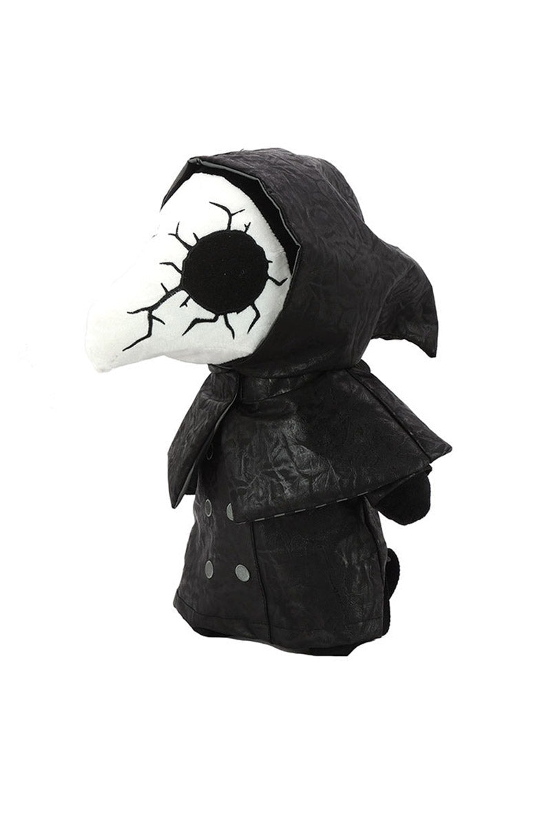 Cracked Mask Plague Doctor Plushy Backpack