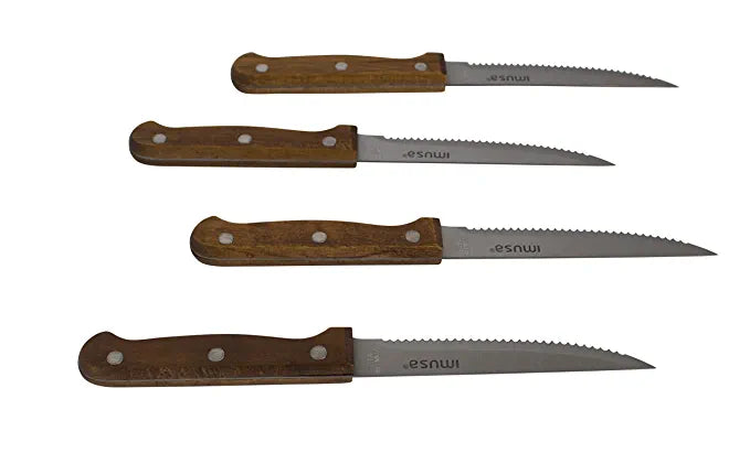 Wholesale Imusa 4pc Steak Knife Set- Quality knives for your dining needs Get them at Mexmax INC.
