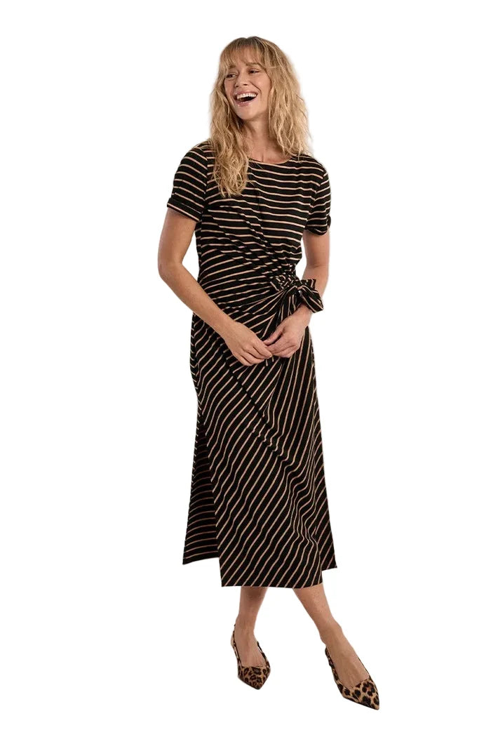 Knited Dress (Beige/Black)