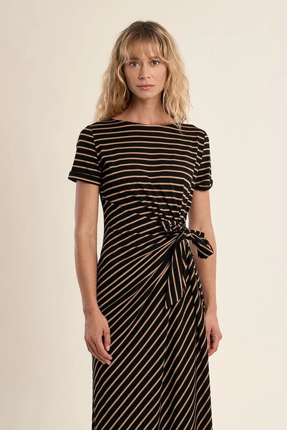 Knited Dress (Beige/Black)