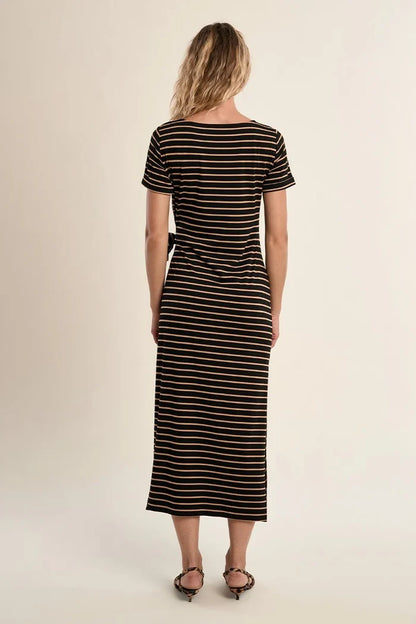 Knited Dress (Beige/Black)