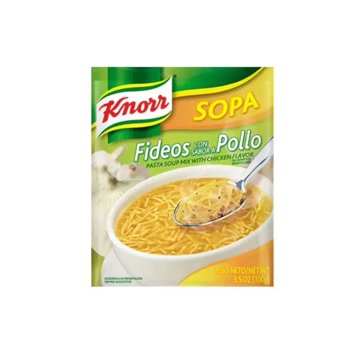 Wholesale Knorr Pasta Soup with Chicken 3.5 oz packet on Mexmax INC, ideal for a quick and tasty meal.
