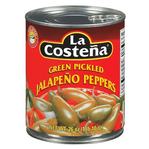 La Costena Whole Jalapeno 26oz - Wholesale Mexican Groceries