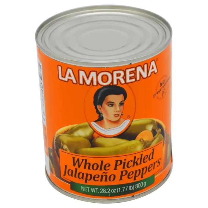Wholesale La Morena Whole Jalapeno 28.2oz - Spicy goodness in bulk for your Mexican dishes.