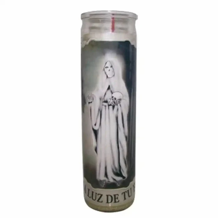 La Muerte White Candle - tall