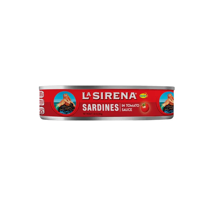 Get La Sirena Sardines in Tomato Sauce Oval 15oz at wholesale prices on Mexmax INC.