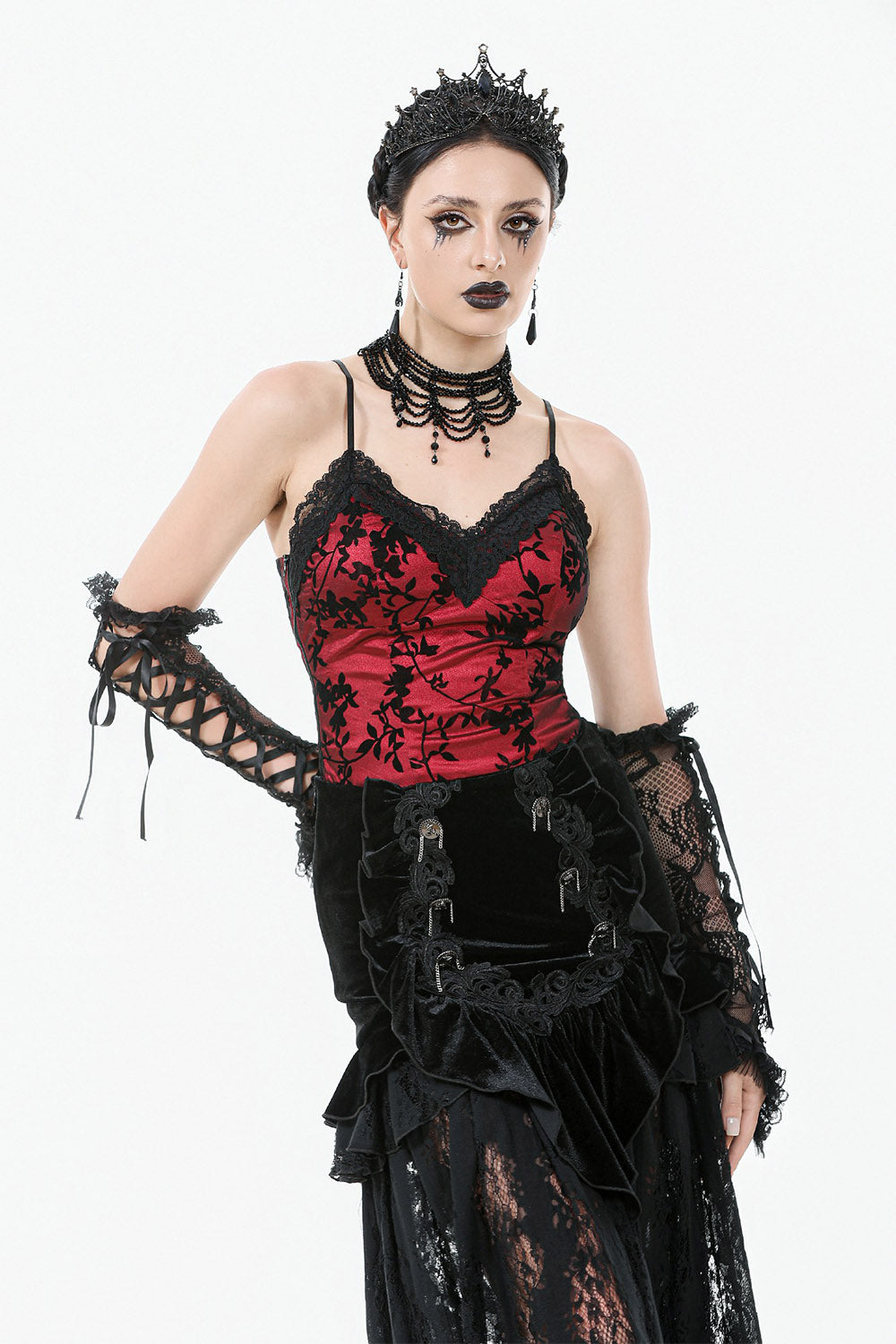 Château Noire Lace Maxi Skirt