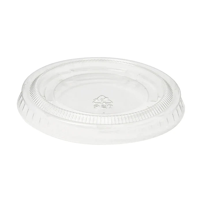 Wholesale Clear 2 oz Portion Cup Lids- Mexmax INC offers bulk quantities.