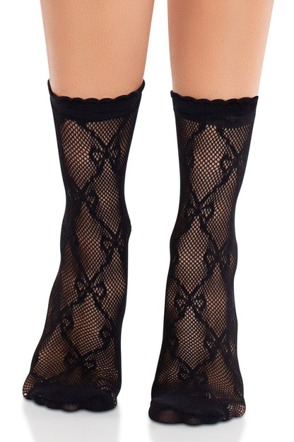 Bow Net Anklets