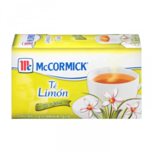 Wholesale McCormick Lemon Grass Tea 25ct Refreshing choice for Modern Mexican Groceries Mexmax INC