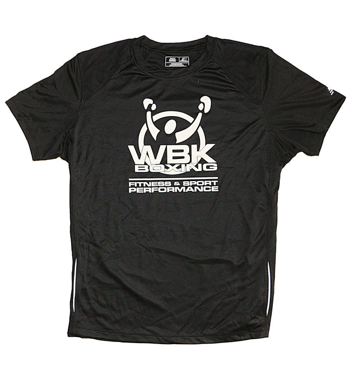 Men's polyester wicking & antimicrobial Tee, black