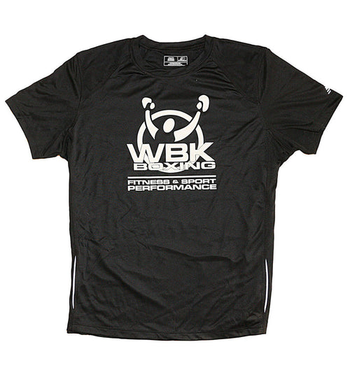 Men's polyester wicking & antimicrobial Tee, black