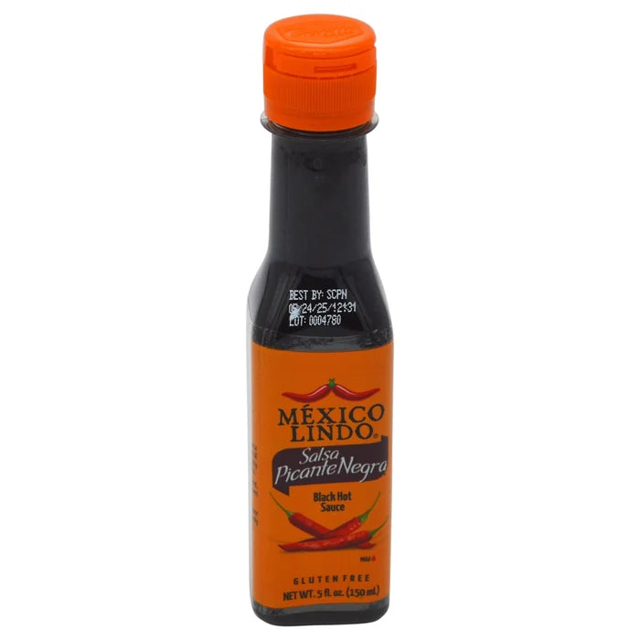 Wholesale Mexico Lindo Salsa Negra Picante 5oz- Available at Mexmax INC.