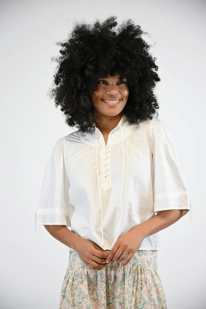Mia Blouse (Blanche)