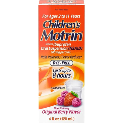 Wholesale Motrin Child Original Berry Suspension - 4oz.