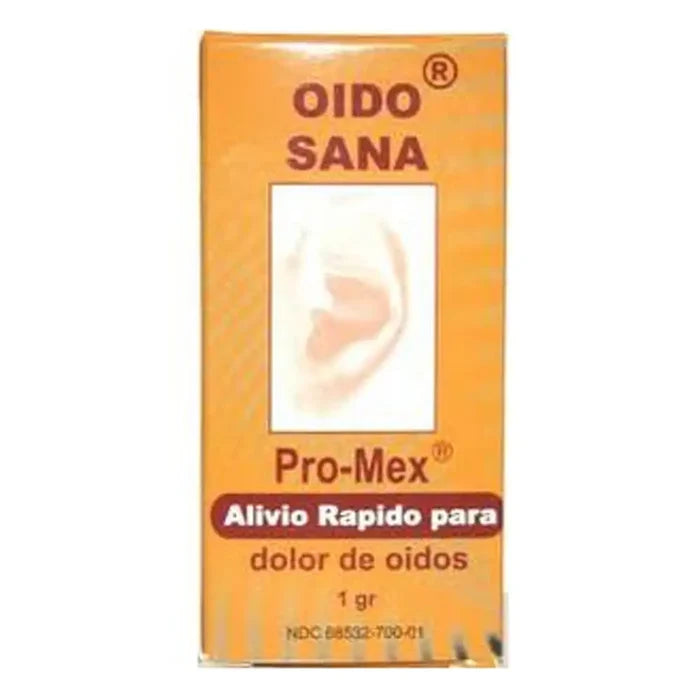 Oido Sana Adulto Ear Ache Relief 30ml- Wholesale Ear Care Mexmax INC Mexican Groceries