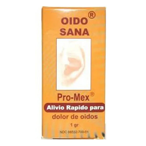 Oido Sana Adulto Ear Ache Relief 30ml- Wholesale Ear Care Mexmax INC Mexican Groceries